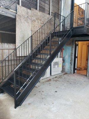 Exterior staircase