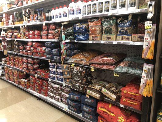 Grilling & charcoal aisle at Ralph's. Well stocked!