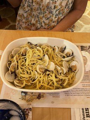 Almalfi coast Linguine and clams