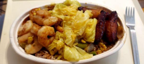 Jeep shrimp bowl - yummy.