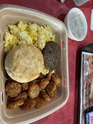 Big breakfast with requested extra crispy hash brown. Really good