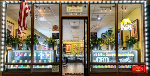 What you will see when you walk into our Laguna Hills Vape Shop! Our wide selection of vape and smoke shop products!