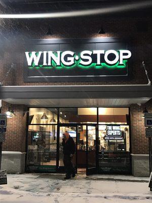 Snow Night at Wingstop