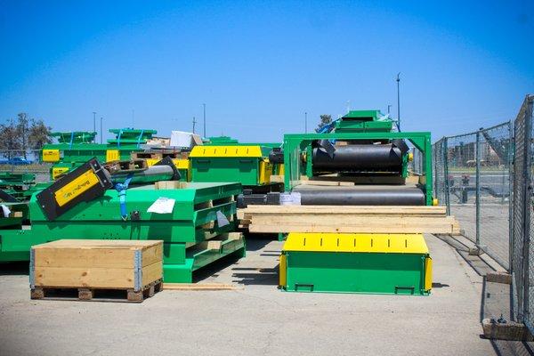 New recycling equipment at the WPWMA.