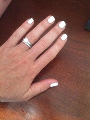 "Alpine white" for a summer event