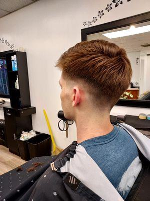 Low skin fade at sky barbershop