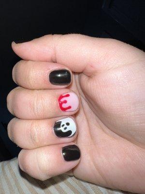 Halloween nails by Amy at the Glssry!