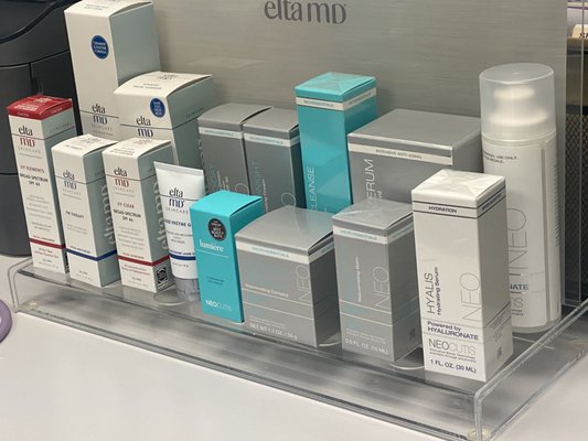 We carry Elta MD and Neocutis products!