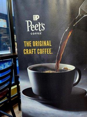 Jan 2024 serving it up! Peet's Coffee