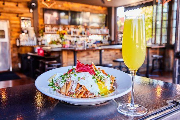 Chilaquiles & Mimosa