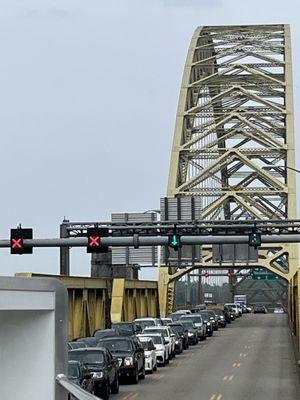 One of the many bridges to cross on the tour.