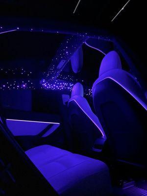 Tesla model 3/Y interior light and stars in the ceiling