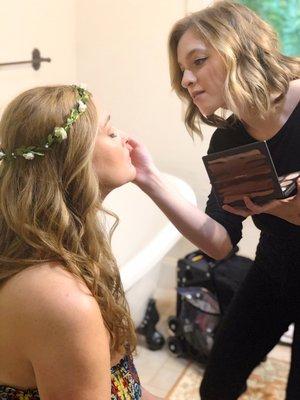 Wedding hair and makeup