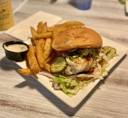 Grilled Shipyard Grouper Sandwich