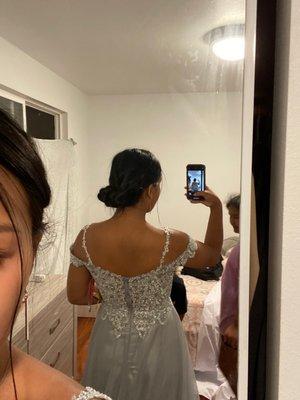 Back of my dress