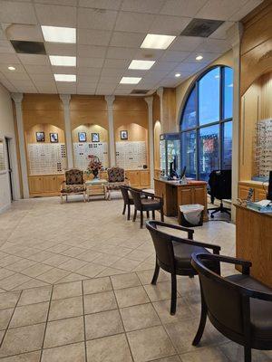 Very clean and specious Optometry Center.