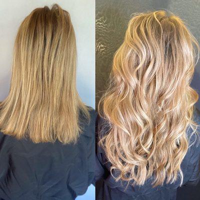 Before and after NBR extensions!