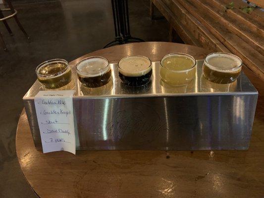 Beer flight