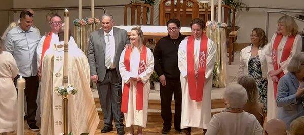 Congratulations to our new Catholics! Triduum 2023