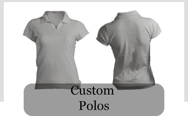 Custom polos for your business from the best screen printer in California.