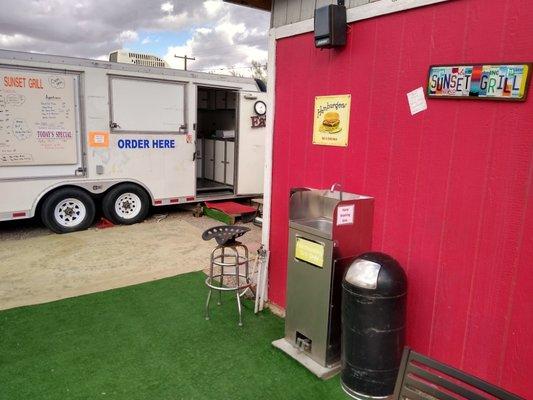 Hand washing station for your convenience