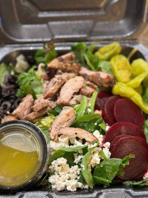 Chicken Greek salad