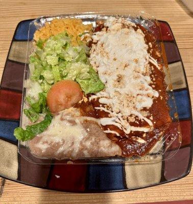 Birria burrito plate