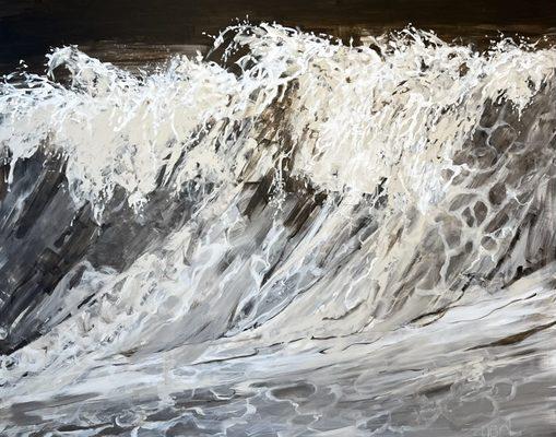 Moonlit Wave 48 x 60 Bring the ocean delights into your home with this refreshing wave.