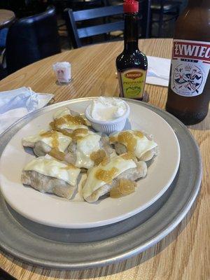 Cheesesteak Pierogi