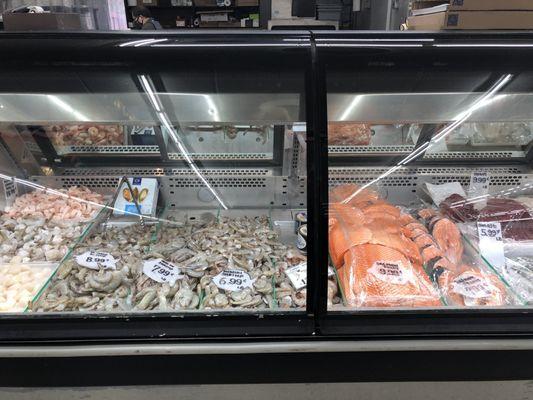 Fresh fish counter