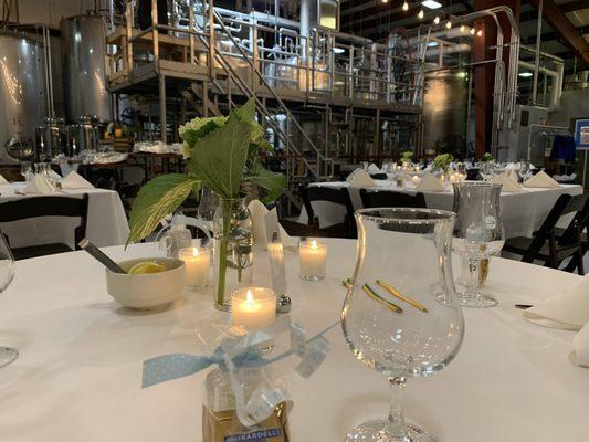 Host your private event in our production area