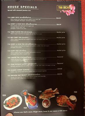 Page 3 of Menu