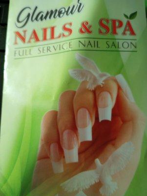 GLAMOUR NAILS service brochure