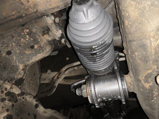 Leaking rack and pinion 4 days after installation