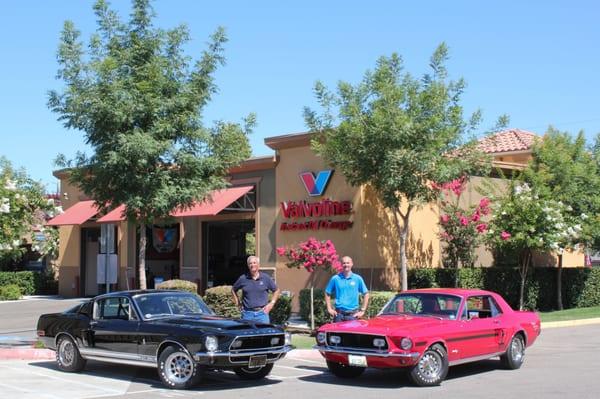 1968 Shelby GT-350 and 1968 GT/CS at the Valvoline!