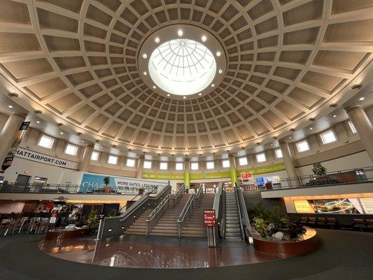 Beautiful entrance to the airport.