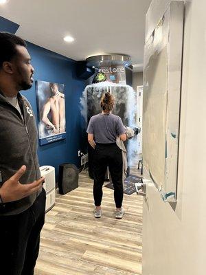 Cryotherapy room