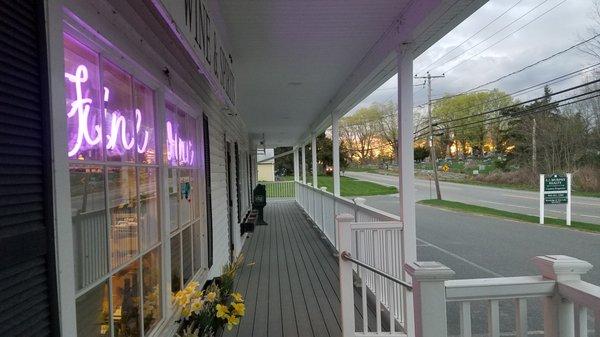 Front Porch in early spring