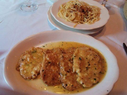 Veal Francaise absolutely delicious!!