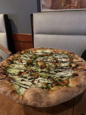 Pesto pizza