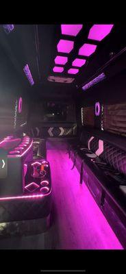 2019 Mercedes Sprinter Limo for 15 Passengers.  $125 per hour