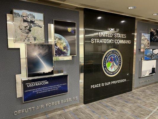 Love the Offutt AFB display-proud Air Force brat.