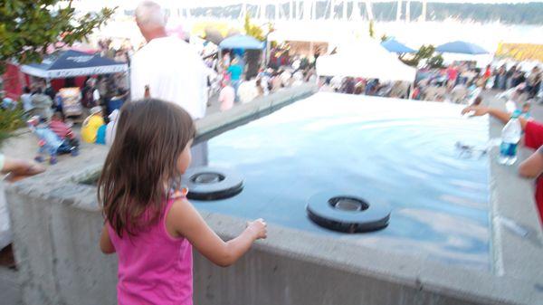 Harborside fountains in bremerton