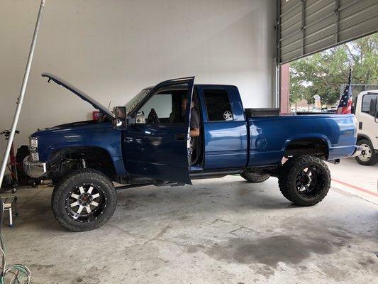 Lifted truck