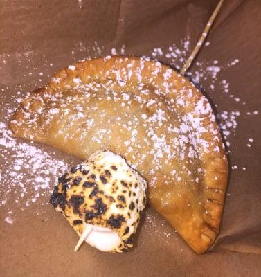 Sweet Potato and fresh cranberry empanada