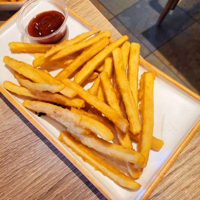 Lotus Root fries - almost taste like real fries - nothing special