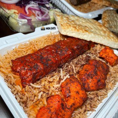 Chicken Kofta and Chicken Tikka