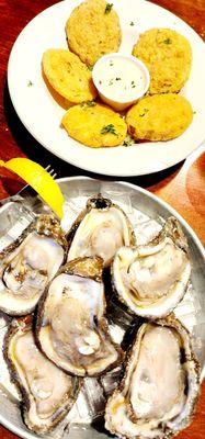 FRIED GREEN TOMATOES & OYSTERS