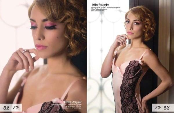 Some of my published makeup artistry