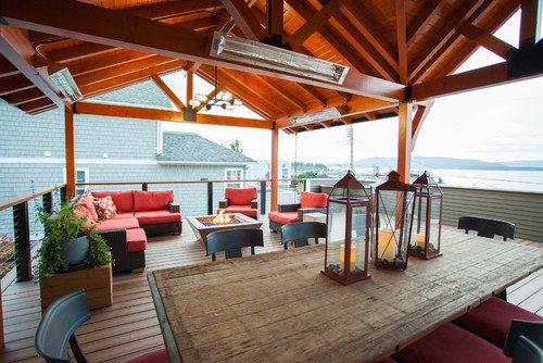 Extend your time outside with our outdoor heating options.